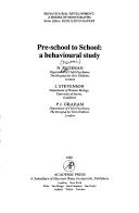 Pre-school to school