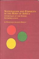 Nationalism and ethnicity in the horn of Africa
