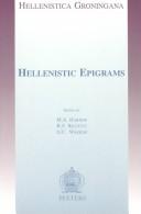 Hellenistic epigrams