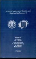 Advanced luminescent materials and quantum confinement II