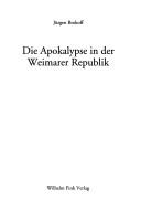 Die Apokalypse in der Weimarer Republik