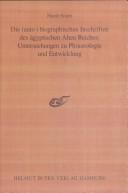 Studien zur alt agyptischen Kultur, Beiheft, Band 8