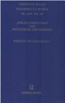 "Wolff (Christian)" und "Wolffische Philosophie"