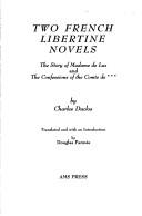 Histoire de Madame de Luz