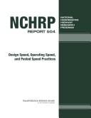 Design speed, operating speed, and posted speed practices