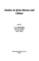 Studies in Ijebu history and culture