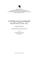 La Sicilia centro-meridionale tra il II ed il VI sec. d.C.