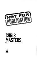 Not for publication