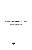 La crítica literaria en Chile