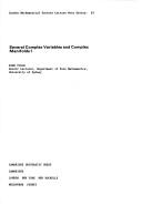 Several complex variables and complex manifolds