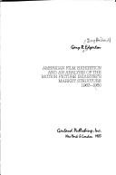 American film exhibition and an analysis of the motion picture industry's market structure, 1963-1980