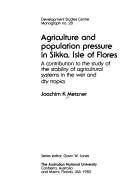 Agriculture and population pressure in Sikka, Isle of Flores
