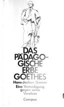 Das pädagogische Erbe Goethes