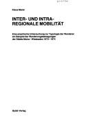 Inter- und intraregionale Mobilität