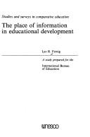 The place of information in educational development