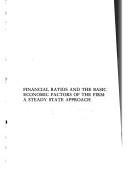 Financial ratios and the basic economic factors of the firm