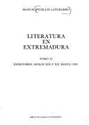 Literatura en Extremadura
