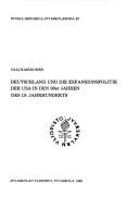 Deutschland und die Expansionspolitik der USA in den 90er Jahren des 19. Jahrhunderts