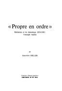 "Propre en ordre"