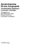 Energieeinsparung als neue Energiequelle
