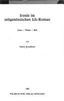 Ironie im zeitgenössischen Ich-Roman