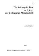 Die Stellung der Frau im Spiegel der Berlinischen Monatsschrift