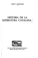 Historia de la literatura catalana