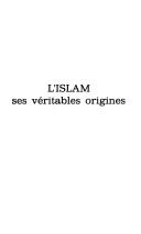 L' islam, ses véritables origines