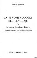 La fenomenología del lenguaje de Maurice Merleau-Ponty