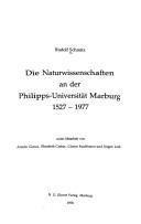 Die Naturwissenschaften an der Philipps-Universität Marburg