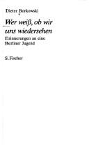 Wer weiss, ob wir uns wiedersehen