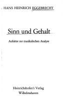 Sinn und Gehalt