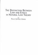 The distinction between law and ethics in natural law theory