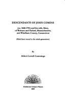 Descendants of John Comins