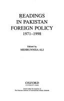 Readings in Pakistan foreign policy, 1971-1978