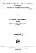 Gottscheds Literaturkritik in den "Vernünfftigen Tadlerinnen" (1725/26)