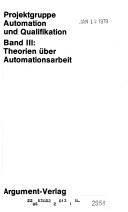 Theorien über Automationsarbeit