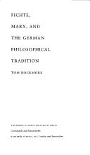 Fichte, Marx, and the German philosophical tradition