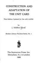 Construction and adaptation of the unit card