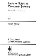 A calculus of communicating systems