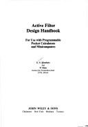 Active filter design handbook