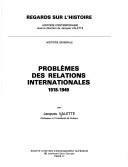 Problèmes des relations internationales