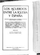 Los Acuerdos entre la Iglesia y España