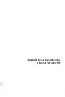 Después de la Constitución y hacia los años 80