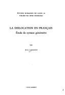 La dislocation en français