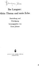 Mein Thema und mein Echo