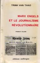 Marx, Engels et le journalisme révolutionnaire