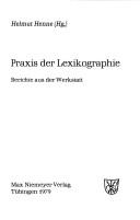 Praxis der Lexikographie