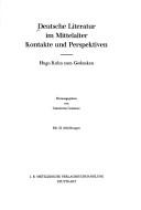 Deutsche Literatur im Mittelalter