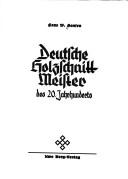 Deutsche Holzschnittmeister des 20. Jahrhunderts